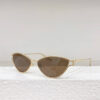 Sunglasses TF3095 Women's Sunglasses Cat Eye Frame Sunglasses High Quality Metal Frame