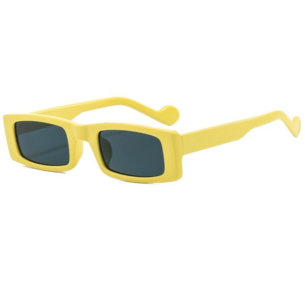 Personalized sunglasses women's color narrow frame hip-hop sunglasses