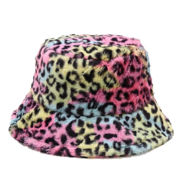 588775525 Autumn Winter Camouflage Faux Fur Bucket Hats Women Girl Fashion Warm Soft Velvet Fluffy Fisherman Hat Ladies Outdoor Panama