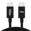 100WC toC fast charging data cable Type-C to Type-C mobile phone charging cable Charging head wiring
