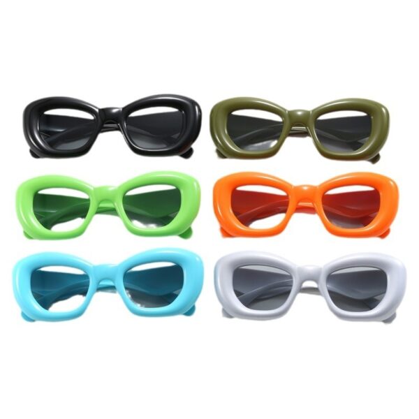 Cat's Eye Inflatable Bread Fashion Sunglasses Future Technology Sensation Sunglasses
