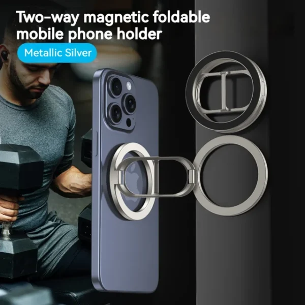 588781383 Magnetic Car Phone Holder Folding Mini Stand For Magsafe iPhone Magnet GPS Car Mount for iPhone 15 14 13 Mobile Phone Bracket