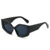 Rainbow Irregular Frame Retro Cat Eye Sunglasses Personalized Sunglasses
