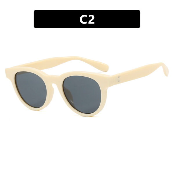 Cat's Eye Small Frame Korean Sunglasses Round Fashion Sunglasses Instagram Street Photography New Sunglasses Retro Women
