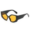 Rainbow Irregular Frame Retro Cat Eye Sunglasses Personalized Sunglasses