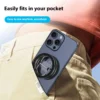 588781378 Magnetic Car Phone Holder Folding Mini Stand For Magsafe iPhone Magnet GPS Car Mount for iPhone 15 14 13 Mobile Phone Bracket