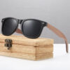 Wooden walnut sunglasses bamboo polarized sunglasses