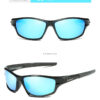 Sports sunglasses, male driver riding sunglasses