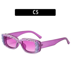 588599975 Square frame diamond sunglasses