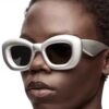 Cat's Eye Inflatable Bread Fashion Sunglasses Future Technology Sensation Sunglasses