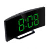 588596987 Fashion Curved Screen Clock Electronic Clock Large Screen LED Mirror Clock Silent Alarm Clock