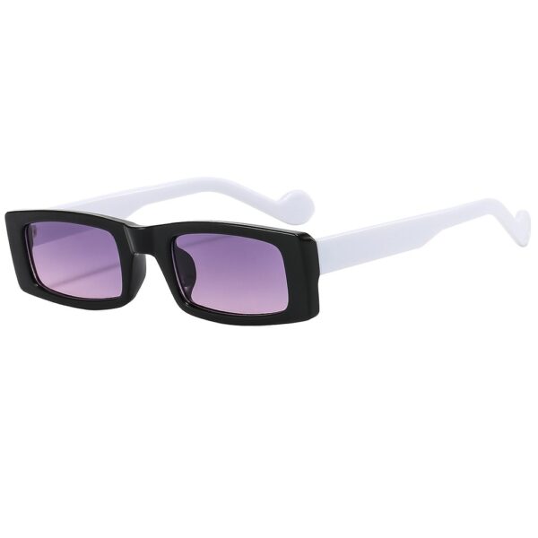 Personalized sunglasses women's color narrow frame hip-hop sunglasses