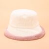 Autumn Winter Bucket Hats Women Corduroy Panama Hat Thick  Warm Plush Fisherman Cap For Girl crimping Basin Hat kapelusz