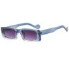 Personalized sunglasses women's color narrow frame hip-hop sunglasses