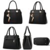 LKEEP Famous Designer Brand Bags Women Leather Handbags Luxury Ladies Hand Bags Purse Fashion Shoulder Bags