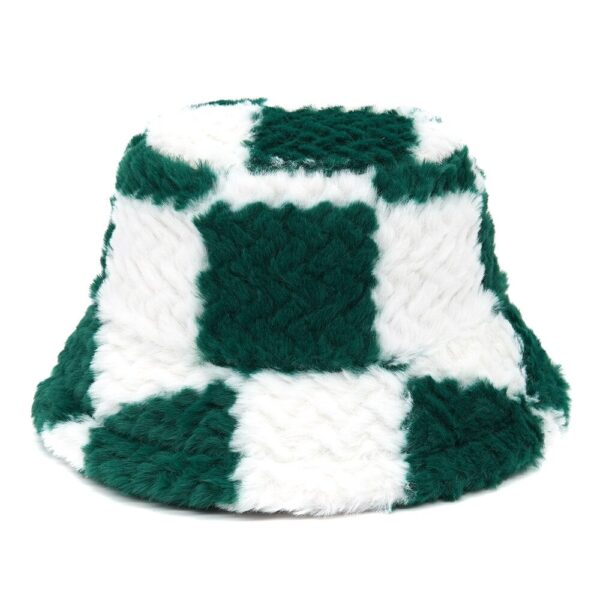 588775535 Autumn Winter Camouflage Faux Fur Bucket Hats Women Girl Fashion Warm Soft Velvet Fluffy Fisherman Hat Ladies Outdoor Panama