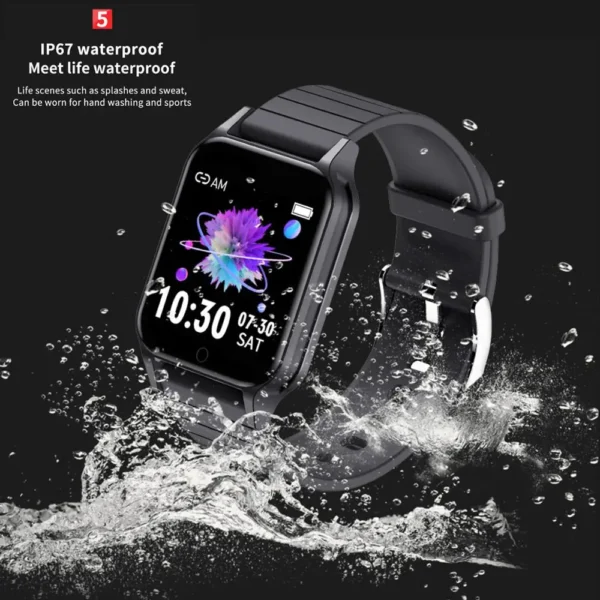 588739054 Body Temperature Smart Watch T96 Heart Rate Blood Pressure Fitness Tracker Bluetooth Smart Bracelet