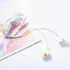 588780307 Luminous Headset 3.5mm Plug Wired Glowing Earphone with Mic Volume Control Bass Earbud for IPhone Samsung Huawei Xiaomi Phone Pc