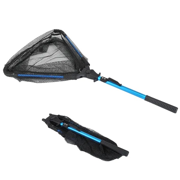 a1079086-686d-4d59-84c0-02a9903d7a4b.jpg Foldable Fishing Net With Aluminum Alloy Rod EVA Handle Durable 5MM
