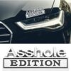 2pcs Emblem Car Decal, 3D Metal Letter Badge For Auto Front Hood, Trunk, Fender, Strong Adhesive Car Replacement Sticker, Universal Vehicle Exterior Decorations