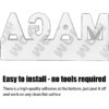 a4027921-b03b-4ff6-afff-51ca25cafe6e.jpg 4pcs MAGA Edition Car Metal Badge Sticker Truck Replacement, Suitable For General Motors SUV,Motorcycle, Bicycle Chrome Alloy