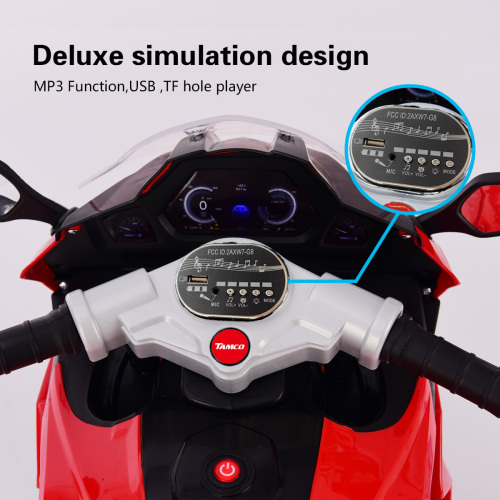 a6d63134-c12a-4158-84e1-8fcb8e8ac57f.jpg 12V Kids Electric Motorcycle ,ride On Motorcycle,Three Lighting Wheels Kids Electric Toys Boys Girls Motorcycle, Children Battery Motor Bikes Rechargeable 3 Wheels Ride On Electric Motorcycle