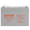 VEVOR Deep Cycle Battery, 12V100AH, AGM Marine Rechargeable Battery, High Self-Discharge Rate 800A Current, For RV Solar Marine Off-Grid Applications UPS Backup Power System