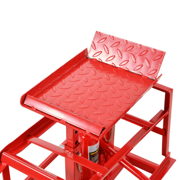 5 Ton Lifting Force Auto Car Truck Service Ramps Lifts, Garage Car Lift Hydraulic Ramps,Automotive Hydraulic Lift Repair Frame Lift 2 Pack  Red Color
