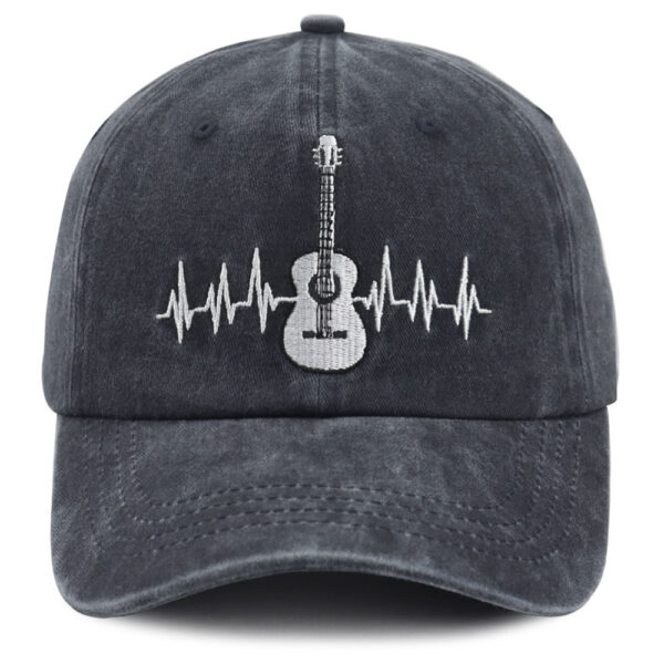 aeb47eac-1366-48ce-a0f9-9e0cc34b7246.jpg 2pcs Guitar Accessories Baseball Cap Guitar Hat Gifts For Women Men, Adjustable Embroidered Wash Cotton Baseball Cap