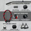 af0c6bd3-7432-4771-b1b3-fbcef6a04c99.jpg Weight Cable Pulley System for Home Gym with Universal Loading Pin for LAT Pull Down, Biceps Curl Workout, Red
