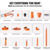 aff322e8-7127-4ae8-9824-faa314623903.jpg 10 Ton Porta Power Kit, Hydraulic Ram With Pump, Car Jack With 4.6 Ft/1.4 M Oil Hose, Bent Frame Repair Tool With Storage Case For Automotive, Garage, Heavy Equipment, Mechanic (22046 LBS)