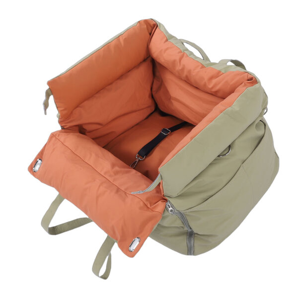 b1376a4e-5c5a-4d27-a5ad-57d9ff72a114.jpg Car Pet Bed Portable Travel Outdoor Detachable Washable Pet Car Seat With Harness For Dogs Cats