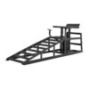 Auto Car Truck Service Ramps Lifts With Pedal, Garage Car Lift Hydraulic Ramps 5 Ton,Automotive Hydraulic Lift Repair Frame Lift  2 Pack Black Color