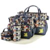 b27b5e09-0a4e-4d69-98c2-6ddeeec87ec3.jpg 5PCS Baby Nappy Diaper Bags Set Mummy Diaper Shoulder Bags W/ Nappy Changing Pad Insulated Pockets Travel Tote Bags