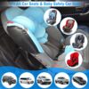 2 Packs Car Seat Protector Cushion Mat Pad For Car Renovation With Thick Padding Protector For Child Baby Car Seat Mesh Pockets