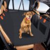 b57e1255-5ff1-4718-bf73-8544f6fa2374.jpg Dog Car Back Seat Cover With Zipper Mesh Window Storage Bags Waterproof 600D Oxford Cloth Car Seat Protector With Slide Flaps For Cars Trucks SUVs