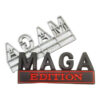 b607374b-a976-4863-a19a-8faf79562074.jpg 4pcs MAGA Edition Car Metal Badge Sticker Truck Replacement, Suitable For General Motors SUV,Motorcycle, Bicycle Chrome Alloy