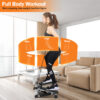 Stepper For Exercise Mini Fitness Stepper With 2 Resistance Bands LCD Monitor Max 330.7LBS Load Stair Stepper Quiet Stepper