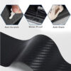 b68fecc2-657d-4f02-8f85-4cf037836cea.jpg Carbon Car Door Sills Protector, Car Door Threshold Protection, Automotive Door Entry Guard 4 Pcs Universal Rubber Scratch Resistant Exterior Accessories