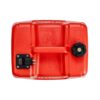 Marine Fuel Tank, 3.17 Gallon 12L, Portable Boat Fuel Gas Tank For Outboard Engine Boats, Plastic Outboard Marine Boat Fuel Tank With Hose, Easy To Carry For Yacht, Fishing Boat, Deck Boat, Red