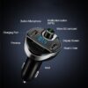 Car Bluetooth T20 Hands-free FM Transmitter MP3 Player Phone Charger