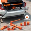 bb6ad1d5-5bb0-41bb-9196-b5e8c0899571.jpg 10 Ton Porta Power Kit, Hydraulic Ram With Pump, Car Jack With 4.6 Ft/1.4 M Oil Hose, Bent Frame Repair Tool With Storage Case For Automotive, Garage, Heavy Equipment, Mechanic (22046 LBS)