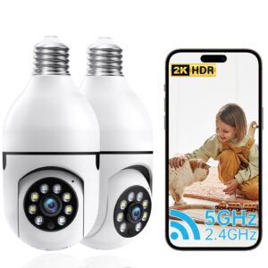 bd63e8d3-8081-4a67-924c-89f12620c2a5.jpg WiFi Indoor E27 Network Security Camera 2K Light Bulb Colorful Smart Home Full HD IP Camera 2pcs Set Camera