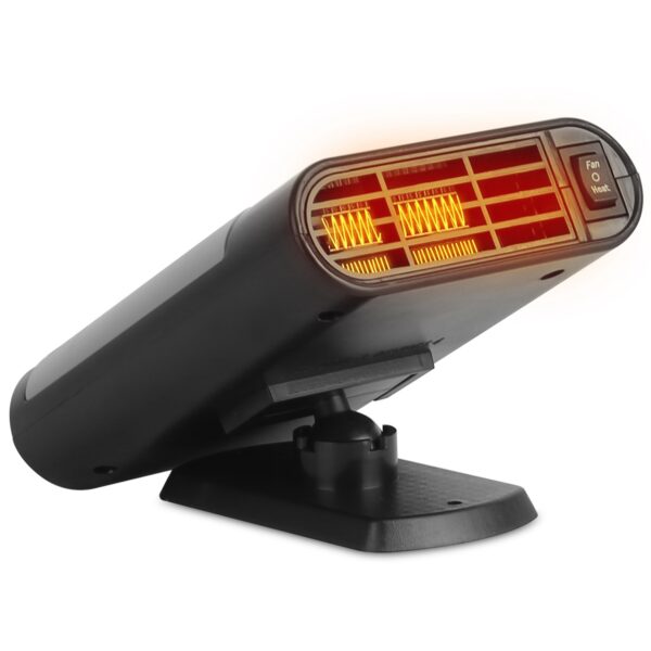 bda45bbb-9203-4fce-886b-b8d85d627c03.jpg 12V 150W Portable Car Heater Heating Fan 2 In 1 Defroster Defogger Demister Windshield Heater Automotive Cooling Fan With Air Purification 360 Degree Rotating Base
