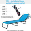 c069b34f-00aa-4e1e-a5e0-6142d237e35a.jpg Foldable Chaise Lounge, 4-Position Reclining Back, Trifold Portable design and Breathable Mesh for Poolside,Camping, Hiking - Light Blue