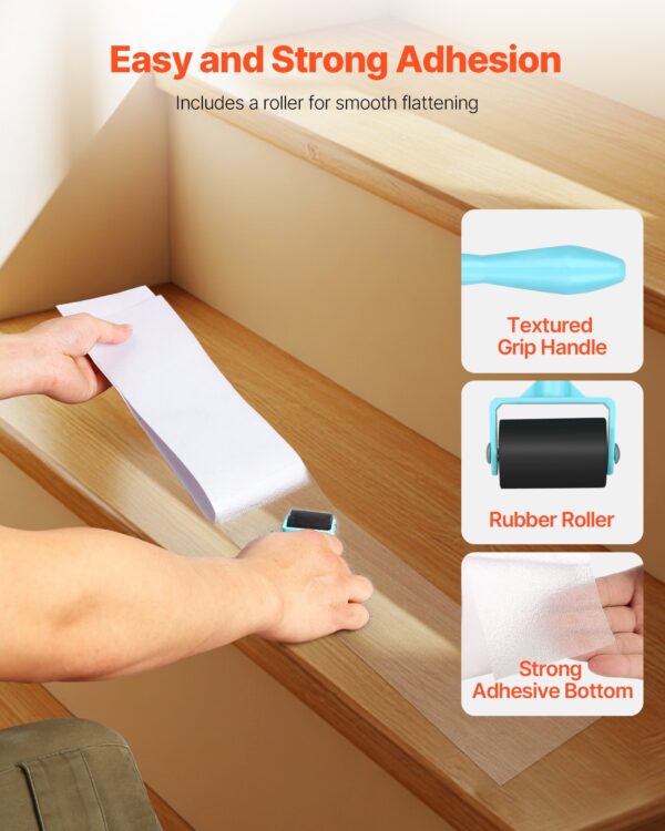 Anti-Slip Tape 30FT X 4inch Transparent Non-Slip Grip Tape Traction Treads