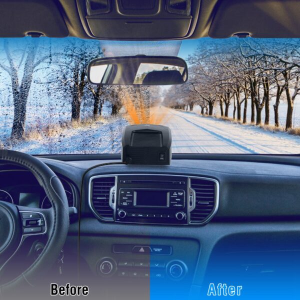 c35bcc6c-aecb-4c0e-863d-a2f0954292b2.jpg 24V 180W OR 12V 150W Portable Car Heater Heating Fan 2 In 1 Defroster Defogger Demister Windshield Heater Automotive Cooling Fan With 360 Degree Rotating Base