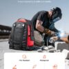 Welding Backpack, 25.2L Welder Backpack For Tools And Helmet, 1680D High-Density Polyester Extreme Gear Pack With Helmet Bag, Multi-Purpose Gear Storage Bag For Welding, Outdoor Camping, Hiking