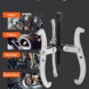 c5dac084-3804-43e9-9ef7-935be05ddbf9.jpg Gear Puller Set, 3 In/4 In/6 In/8 In 3 Jaw Bearing Puller With Reversible Jaws, 2 Jaw/3 Jaw Pulley Puller Tool, 4 PCS Heavy Duty Bearing Puller Tool Kit For Pulley Gear Bearing Flywheel Removal
