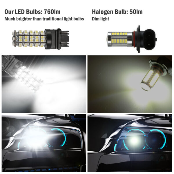 c621f7b3-8ef4-45c3-a25e-b4c99be69697.jpg 10Pcs Per Kit LED Car Light Bulbs 760lm T25 3528SMD 6000K Pure White Auto Lamps Replacement For Dome Map Door Trunk Signal License Plate